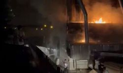 Ankara'da talaş fabrikasında yangın