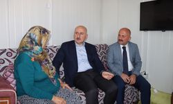 TBMM Bayındırlık, İmar, Ulaştırma ve Turizm Komisyonu Başkanı Adil Karaismailoğlu, Adıyaman'da ziyaretlerde bulundu