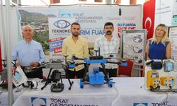 Tokat Tarım Fuarı'nda üreticilere dron kullanımı ve faydaları hakkında bilgi veriliyor