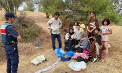 Çanakkale'nin Ayvacık ilçesinde 22 düzensiz göçmen yakalandı