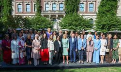 Emine Erdoğan, ABD Başkanı'nın eşi Jill Biden'ın ev sahipliğinde lider eşleri ile bir araya geldi