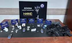 Adana'da uyuşturucu operasyonunda yakalanan 2 şüpheli tutuklandı