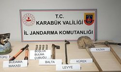 Karabük'te kaçak kazı yapan 5 kişi suçüstü yakalandı