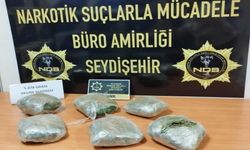 Konya'da bir araçta 5 kilo 75 gram uyuşturucu ele geçirildi
