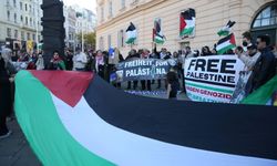 Avusturya’da İsrail’in Gazze’deki saldırılarının sonlandırılması için gösteriler düzenlendi