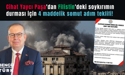 Cihat Yaycı Paşa'dan Filistin'deki soykırımın durması için 4 maddelik somut adım teklifi!