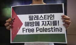 Güney Kore'de, İsrail'in Gazze'ye saldırılarında ölenler anısına gösteri düzenlendi