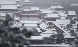 Pekin'de kar yağışı etkili oldu