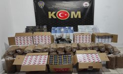 Samsun'da tütün ve sigara kaçakçılığı operasyonunda 33 zanlı yakalandı