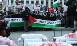 Avusturya'da İsrail'in Gazze'ye yönelik saldırılarının son bulması için gösteri düzenlendi