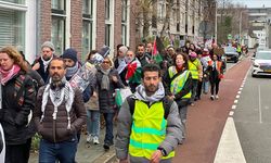 Hollandalılar Filistin'e destek için Uluslararası Ceza Mahkemesi'ne yürüdü