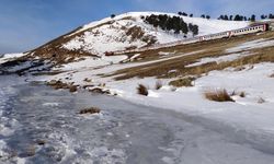 Kars'ta soğuk hava etkili oldu