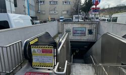 Güngören'de metro istasyonunun yürüyen merdiven basamakları yerinden çıktı
