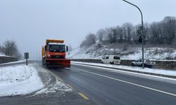 Düzce'de kar nedeniyle 24 köy yolunda ulaşım sağlanamıyor