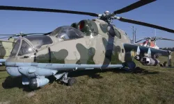 Kırgızistan'da eğitim uçuşu esnasında askeri helikopter düştü!