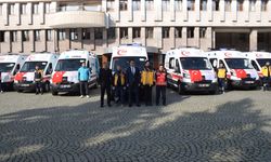 Sağlık Bakanlığınca Batman'a gönderilen 7 ambulans ve 2 UMKE aracı hizmete alındı