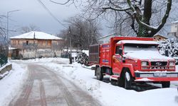 Kırklareli'nde kar yağışı etkisini kaybetti, kapalı köy yolu kalmadı
