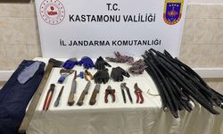 Kastamonu'da kablo hırsızlığından girdiği cezaevinden 2 ay önce tahliye olan zanlı, aynı suçtan tekrar tutuklandı