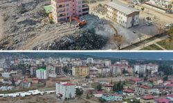 Depremden etkilenen Nurdağı ve İslahiye afetin 1. yılında görüntülendi