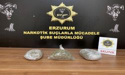 Erzurum'da uyuşturucu operasyonunda biri hükümlü 8 şüpheli yakalandı