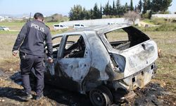 Antalya'da eşine kızan kişi otomobili ateşe verdi