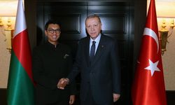 Cumhurbaşkanı Erdoğan, Madagaskar Cumhurbaşkanı Rajoelina ile görüştü