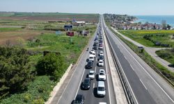 Tekirdağ-İstanbul kara yolunda trafik yoğunluğu yaşanıyor