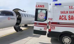 Van'da kalp yetmezliği olan bebek, ambulans uçakla İstanbul'a sevk edildi