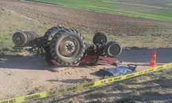Eskişehir'de devrilen traktörün altında kalan sürücü hayatını kaybetti