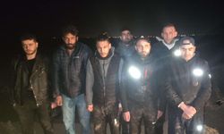Edirne'de sınırda 7 düzensiz göçmen yakalandı