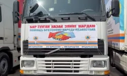 Kırgızistan afetzede Kazakların yaralarını sarmaya devam ediyor