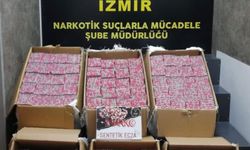 İzmir'de 120 bin 800 sentetik ecza ele geçirildi