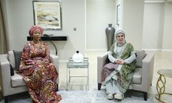 Emine Erdoğan, Sierra Leone Cumhurbaşkanı'nın eşi Fatima Maada Bio ile görüştü