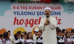 Diyanet İşleri Başkanı Erbaş, 4-6 yaş Kur'an kurslarının yıl sonu şenliğine katıldı