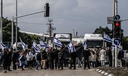 İsrail'de aşırı sağcı gruplar, Ürdün'den Gazze'ye giden insani yardım konvoyunu durdurdu