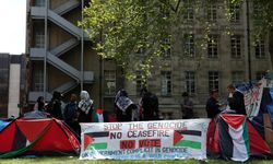 İngiltere'deki SOAS Üniversitesi de Filistin'e destek eylemlerine katıldı