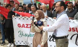 Kahramanmaraş'ta üniversite öğrencileri Gazze'ye destek için çadır nöbeti başlattı