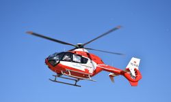 Ambulans helikopter KOAH hastası için havalandı