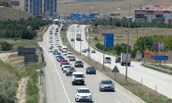 'Kilit kavşak' Kırıkkale'den bayram tatilinde 1 milyon 757 bin araç geçti