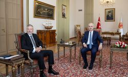 TBMM Başkanı Kurtulmuş, Norveç'in Ankara Büyükelçisi Gaarder'i kabul etti