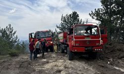 Kastamonu'da yıldırım isabet etmesi sonucu çıkan orman yangını kontrol altına alındı