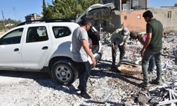 Adıyaman'da alt yapı çalışmaları sırasında Roma dönemine ait sınır taşı bulundu