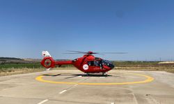 Diyarbakır'da ambulans helikopter kalp krizi geçiren 72 yaşındaki hasta için havalandı