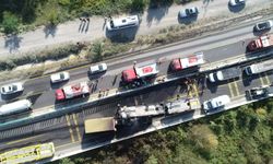 Düzce'de zincirleme trafik kazasında 1 kişi öldü, 7 kişi yaralandı