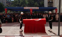 Kastamonu'da şehit olan polis memuru Ahmet Şahan için tören düzenlendi