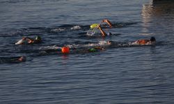 3. Gökçeada Açık Deniz Yüzme Maratonu başladı