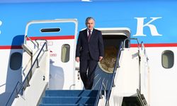 Özbekistan Cumhurbaşkanı Şevket Mirziyoyev Kazakistan'da