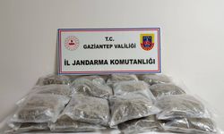 Gaziantep'te yolcu otobüsünde 32 kilo 400 gram uyuşturucu ele geçirildi