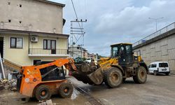 Trabzon'daki taşkın ve heyelanların izleri siliniyor