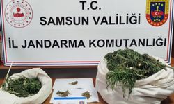 Samsun'da yaklaşık 10 kilogram esrar ele geçirildi